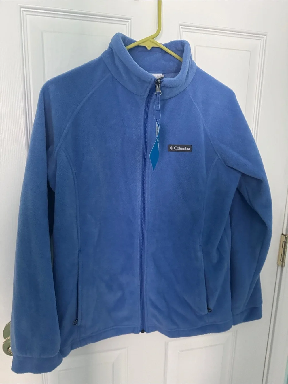 NWT Columbia Blue Full-Zip Fleece Jacket youth size XL (18-20)